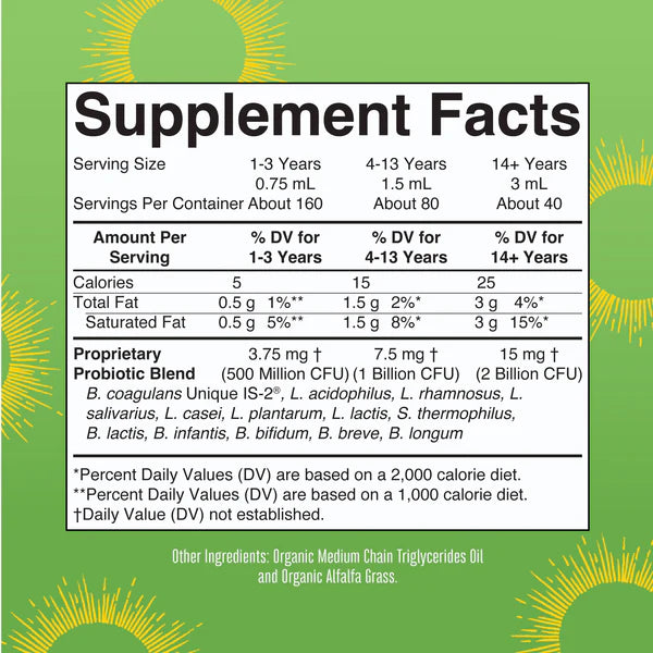 Organic Liquid Probiotic